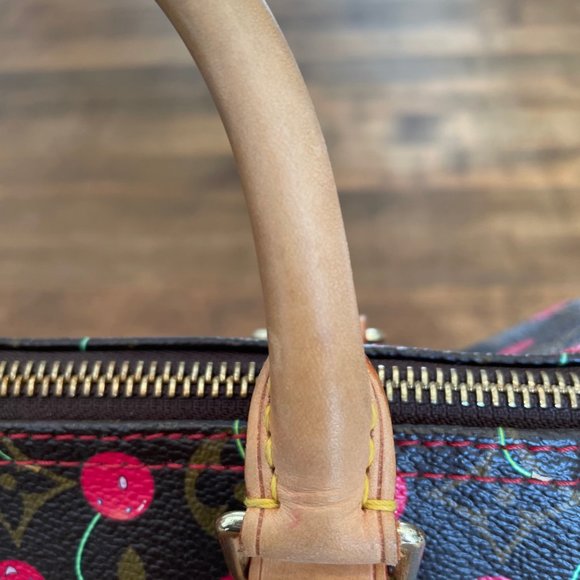 Louis Vuitton Murakami Cherries/Cerises Speedy 25 - Picture 7 of 16